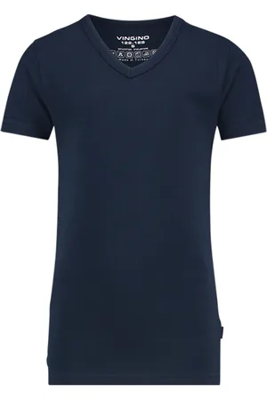 Vingino Short Sleeve V Neck Ts Boys Dark Blue