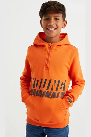 WE Fashion Sweater Bright Orange