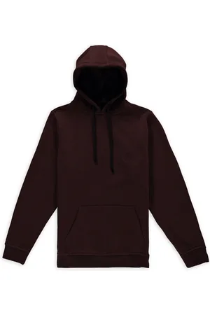 Aspact Ton Sur Ton Logo Hoodie Brown