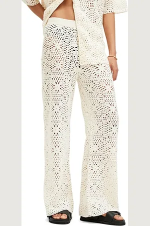AllSaints Milly Trouser Ecru White