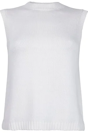 French Connection Oversize Knit Tank Ivory