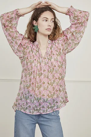 Fabienne Chapot Hanni Top Warm White/purple Pr