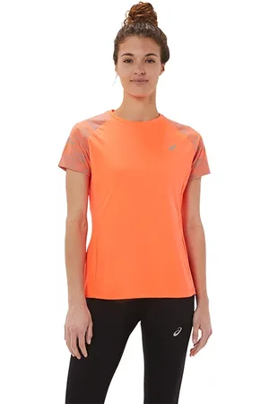 Asics Sport Rflc Ss Tops Flash Coral/silver Refelective