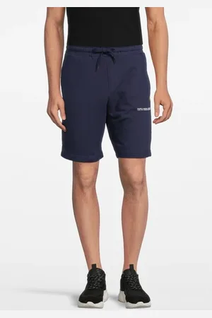 Lyle & Scott Organic Print Sweatshort Navy
