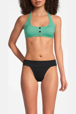 Reiss Iris-halterneck Bikini Seafoam
