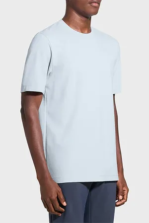 THEORY Ryder Tee In Relay Jersey Ice