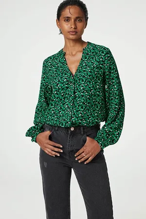 Fabienne Chapot Frida Isa Blouse Feeling Green/black