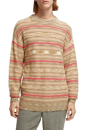 Scotch&Soda Striped Flame-yarn Crewneck Pullover Combo A