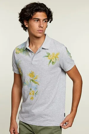 River Woods Custom Fit Polo Oyster Mix