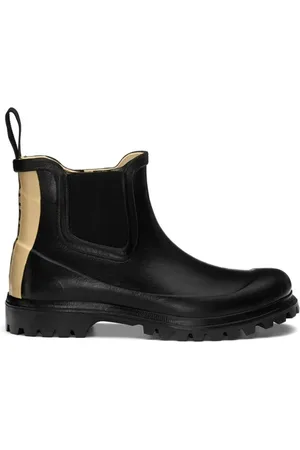 Superga 798 Rubber Boots Letter Black D