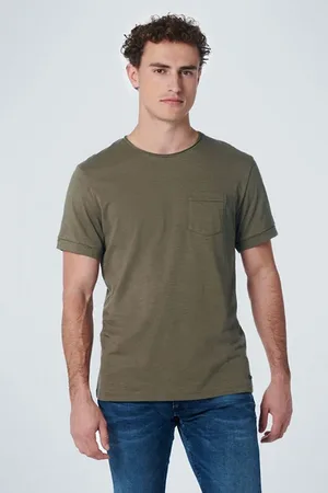 No Excess T-shirt Crewneck Slub Army