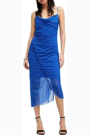 AllSaints Ulla Dress Electric Blue
