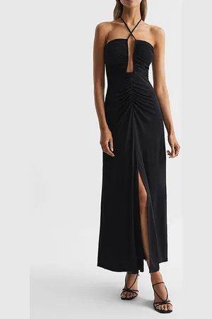 Reiss Lana Maxi Dress Black