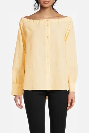 Alchemist Tidal Shirt Yellow-white Stripe