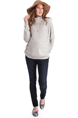 Séraphine Maternity Knitted Cape Jumper Multi