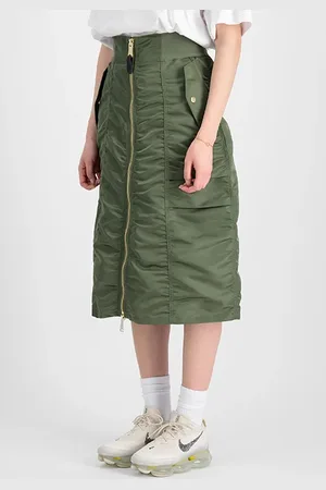 Alpha Industries Ma-1 Midi Skirt Sage-green