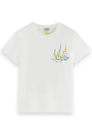 Scotch&Soda Artwork T-shirt White