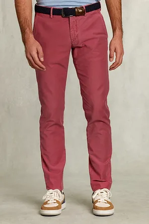 River Woods Slim Fit Cotton Chino Amaranth Pink
