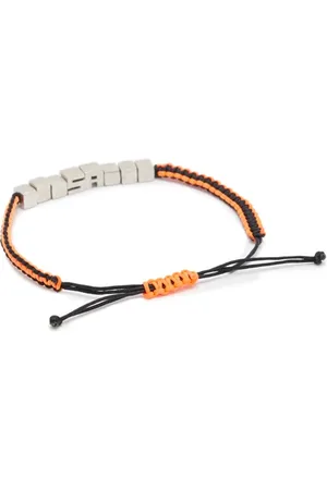 AllSaints Kiyo As Bracelet Silver/orange/blk