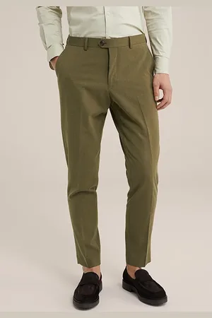 WE Fashion Pantalon Olive Green