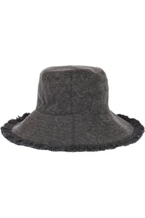 BY-BAR Fringed Bucket Hat Jet Black