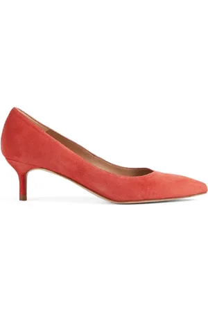 LK Bennett Audrey Low Court Heel Coral