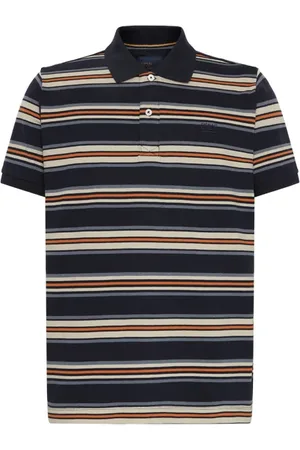 Signal Fitzsi Multi Stripe Polo Deep Marine