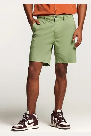 Shiwi Men Cotton Stretch Shorts Jack Turf Green