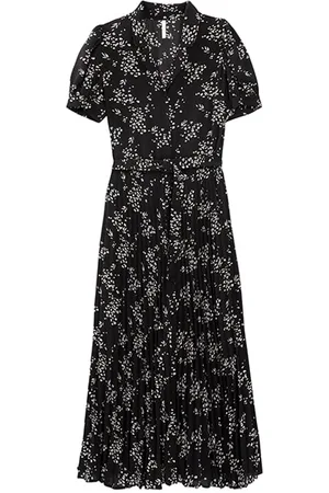 ICODE I.code Black Floral Leopard Print Long Dress
