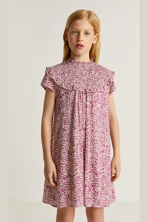 SCALPERS Animal Dress Girls Pink