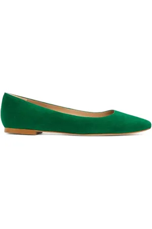 LK Bennett Phyllis Square Toe Loafer Mint Leaf