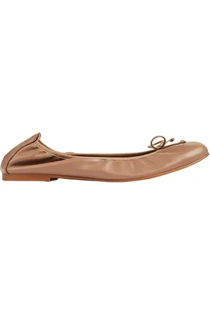 LK Bennett Trilly Ballerina Shoes Mocha