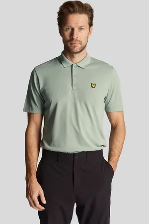 Lyle & Scott Golf Tech Polo Shirt Ace Teal