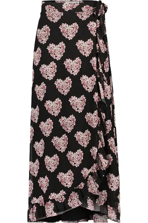 Fabienne Chapot Bobo Frill Skirt Black/antique Pink