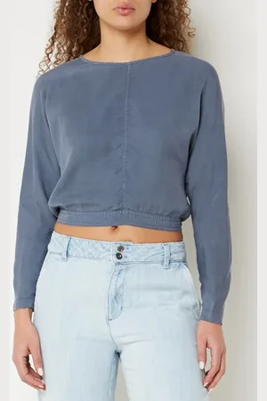 Bella Dahl Cross Back Top Washed Indigo
