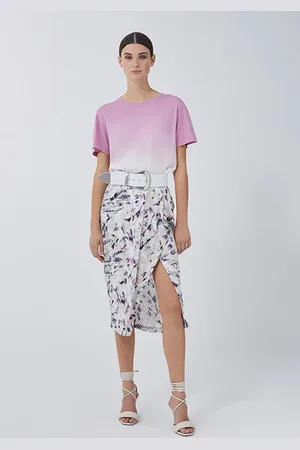 IRO Kerim Skirt In Beige Multico