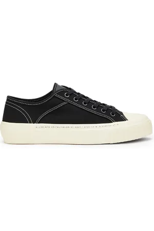 AllSaints Jack Script Low Top Black