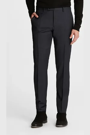 John Varvatos Austin Fit: Slim Fit Straight Leg Pant Midnight