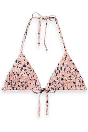 Scotch&Soda Reversible Bikini Top Speckle Coral