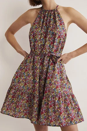 Boden Ingrid Halterneck Dress Mul