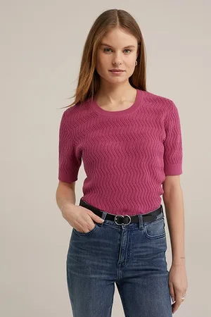 WE Fashion Knitted Pullover Old Rose