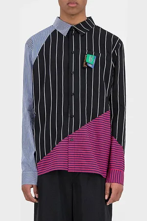 Daily paper Black Striped Hadee Shirt