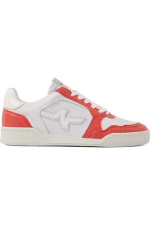 Nubikk Blueberry Pulse (m) White Leather - Orange