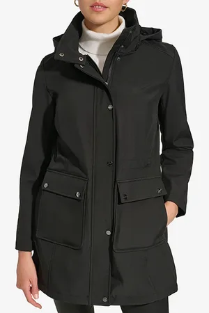 DKNY Zip Front Softshell Black