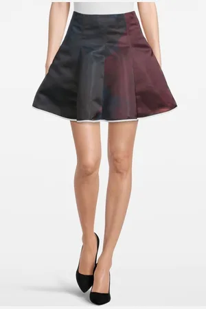 Marcell Von Berlin A-line Mini Skirt Bordeaux/navy