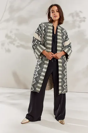 Summum Woman Jacket Exclusieve Jacquard Black-ivory