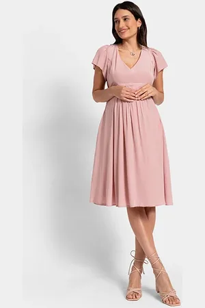 Séraphine Maternity Mini Dress Blush