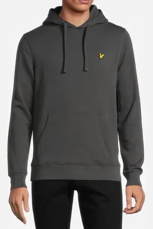 Lyle & Scott Football World Graphic Ls Pullover Hoodie Gunmetal