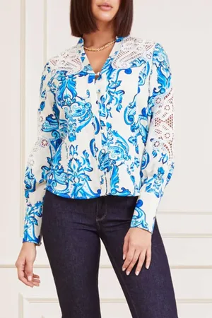 Guess GUESS Blue Note Blouse Blue Note