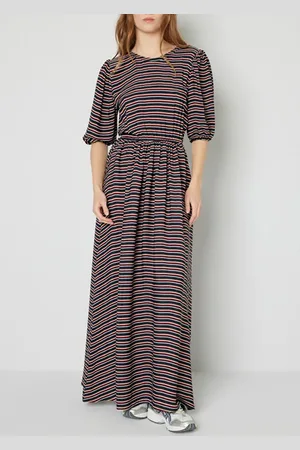 American Vintage Short Leeves Round Collar Printed Dress Zac